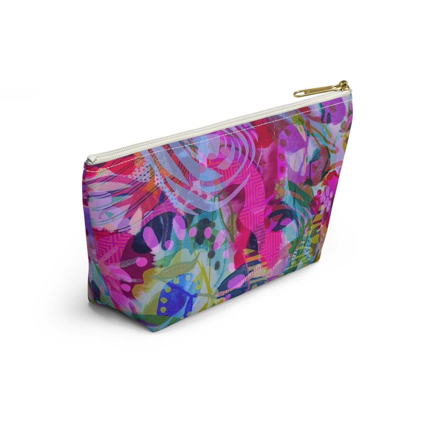 Wednesday Flower ~ Accessory Pouch w T-bottom