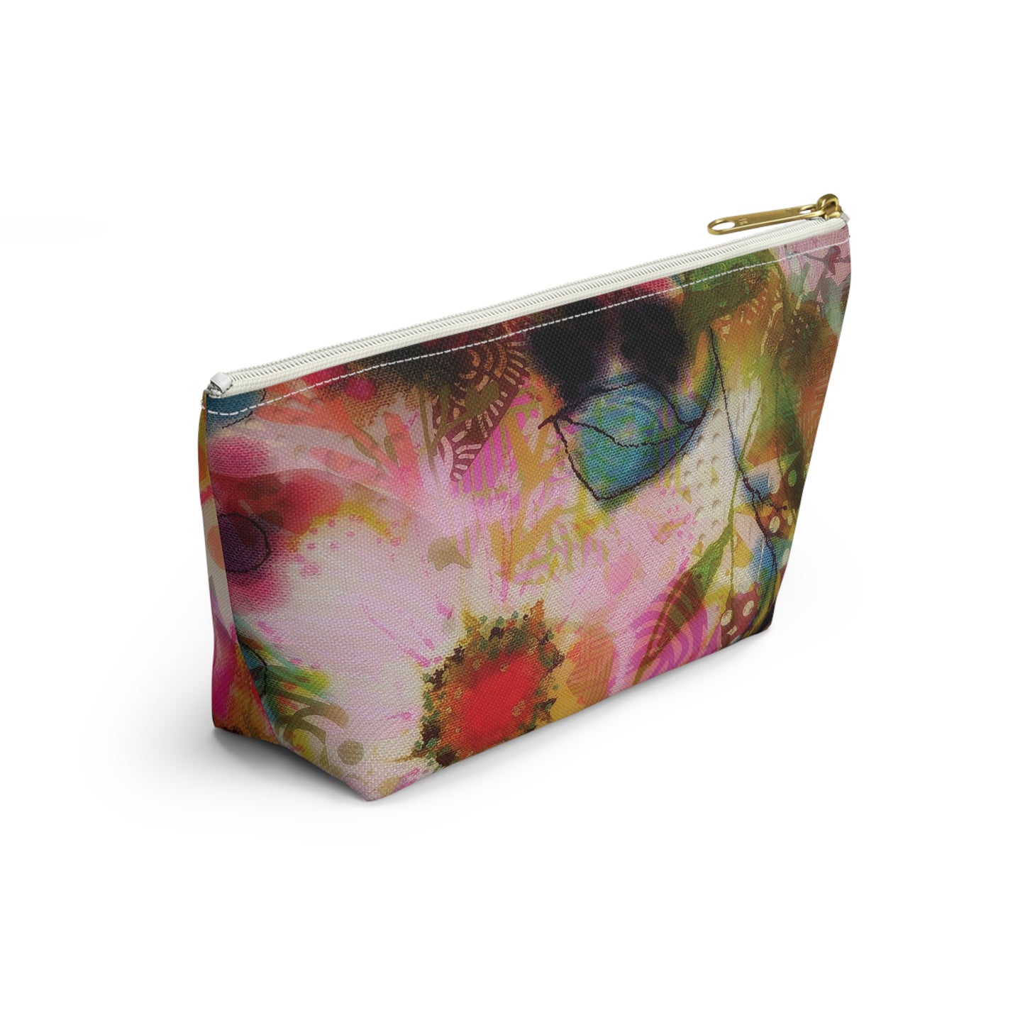 Autumn Posy ~ Accessory Pouch w T-bottom