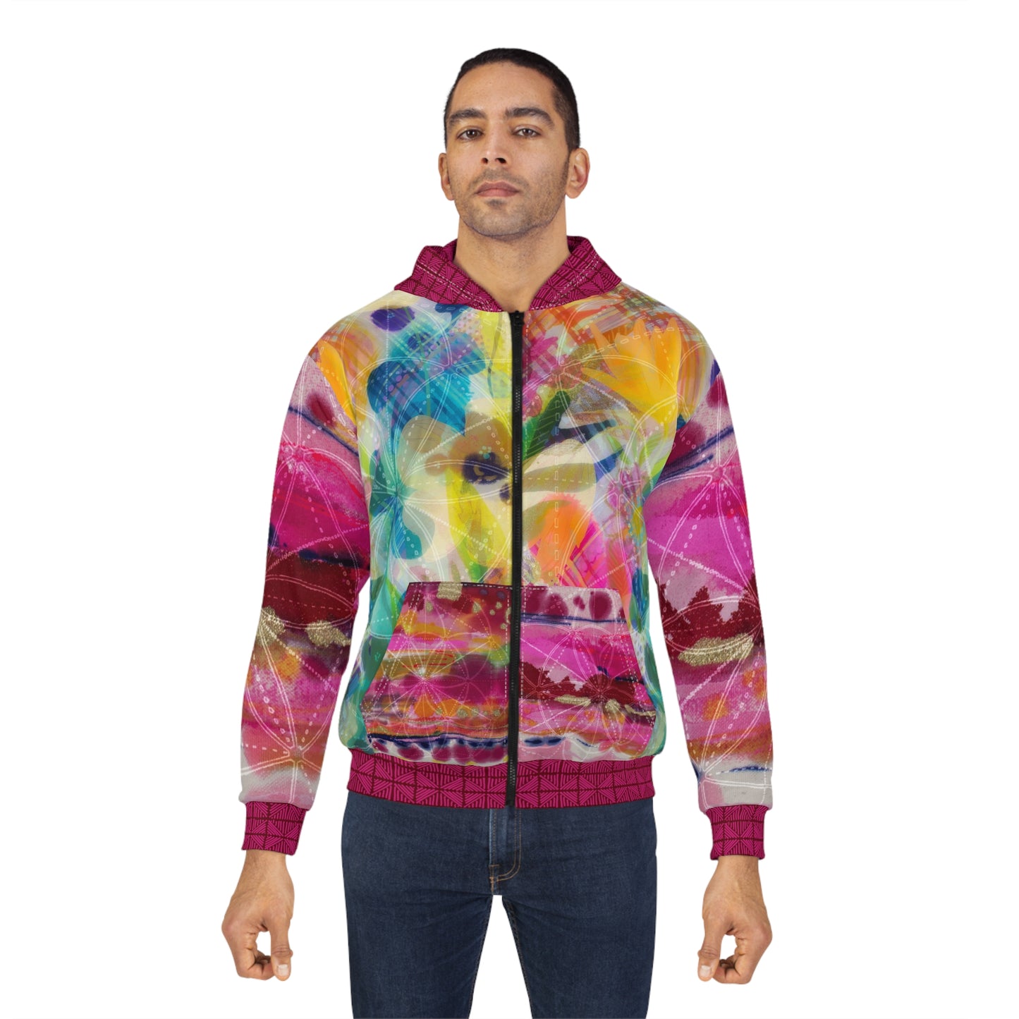 Seed Of Life Unisex Zip Hoodie - Bold Design