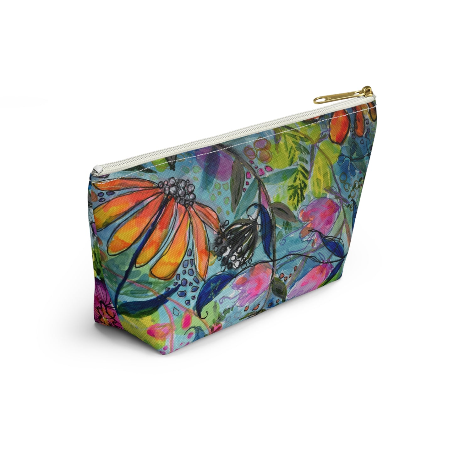 Into The Meadow ~ Accessory Pouch w T-bottom