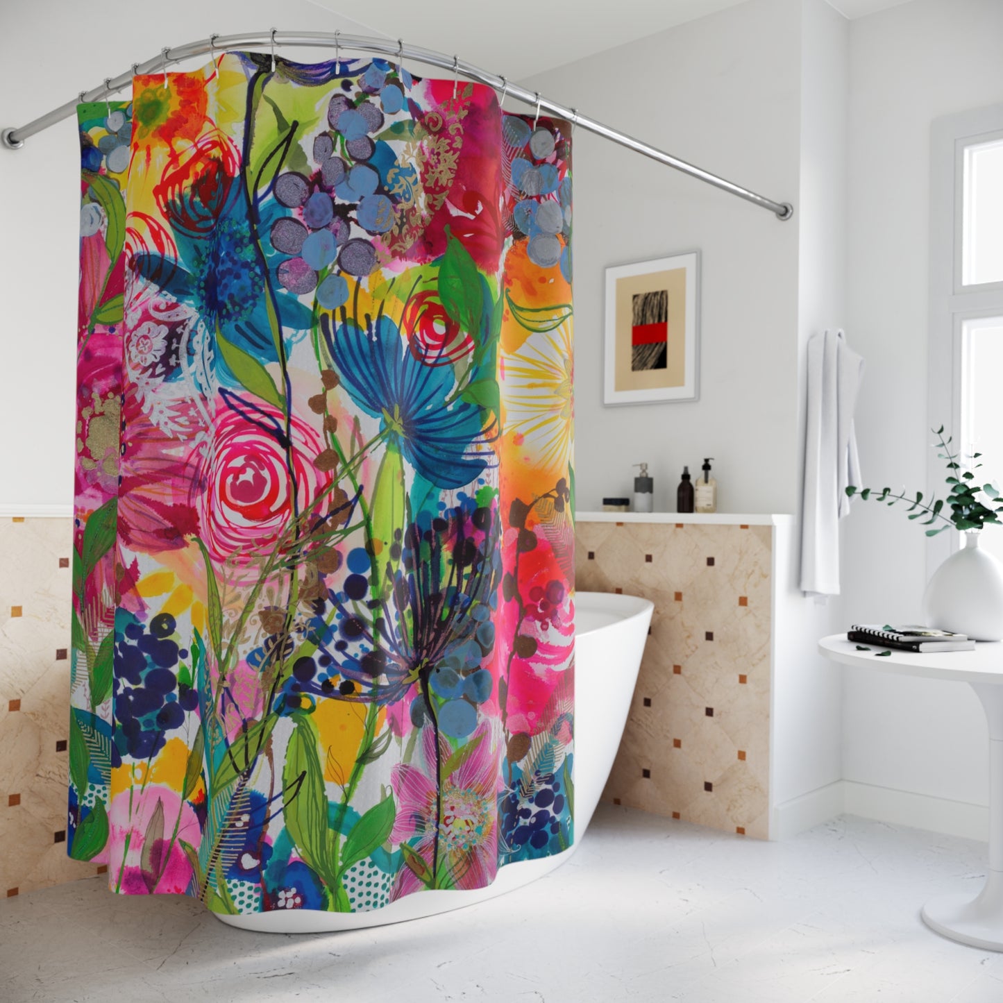 My Dad's Garden ~ Shower Curtain