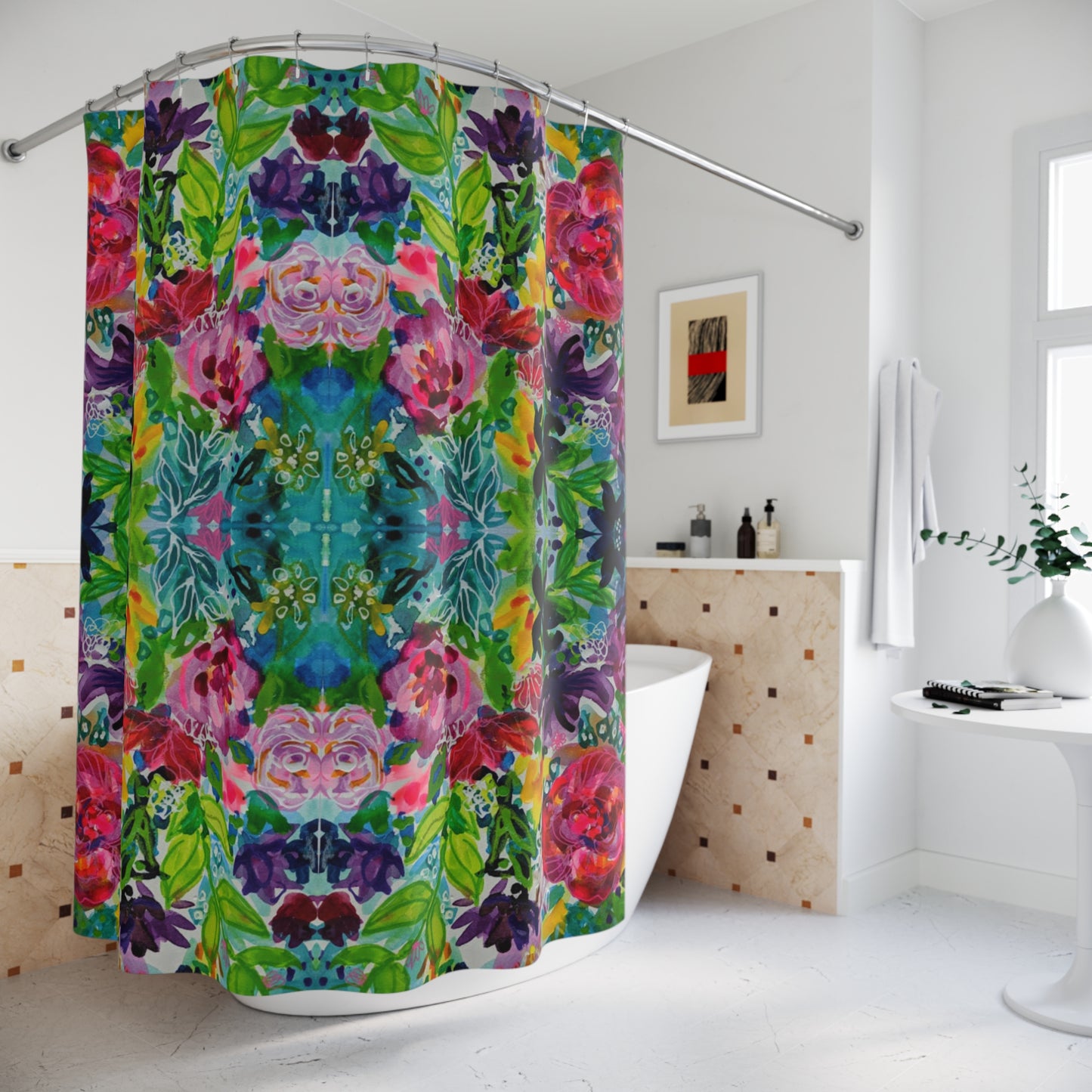 Flower Medley No. 4 - Shower Curtain