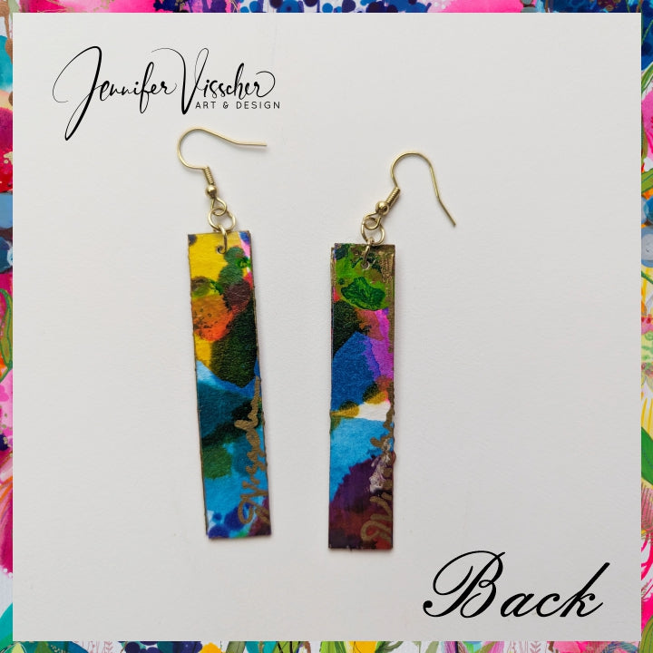 Original Art Earrings by Jennifer Visscher