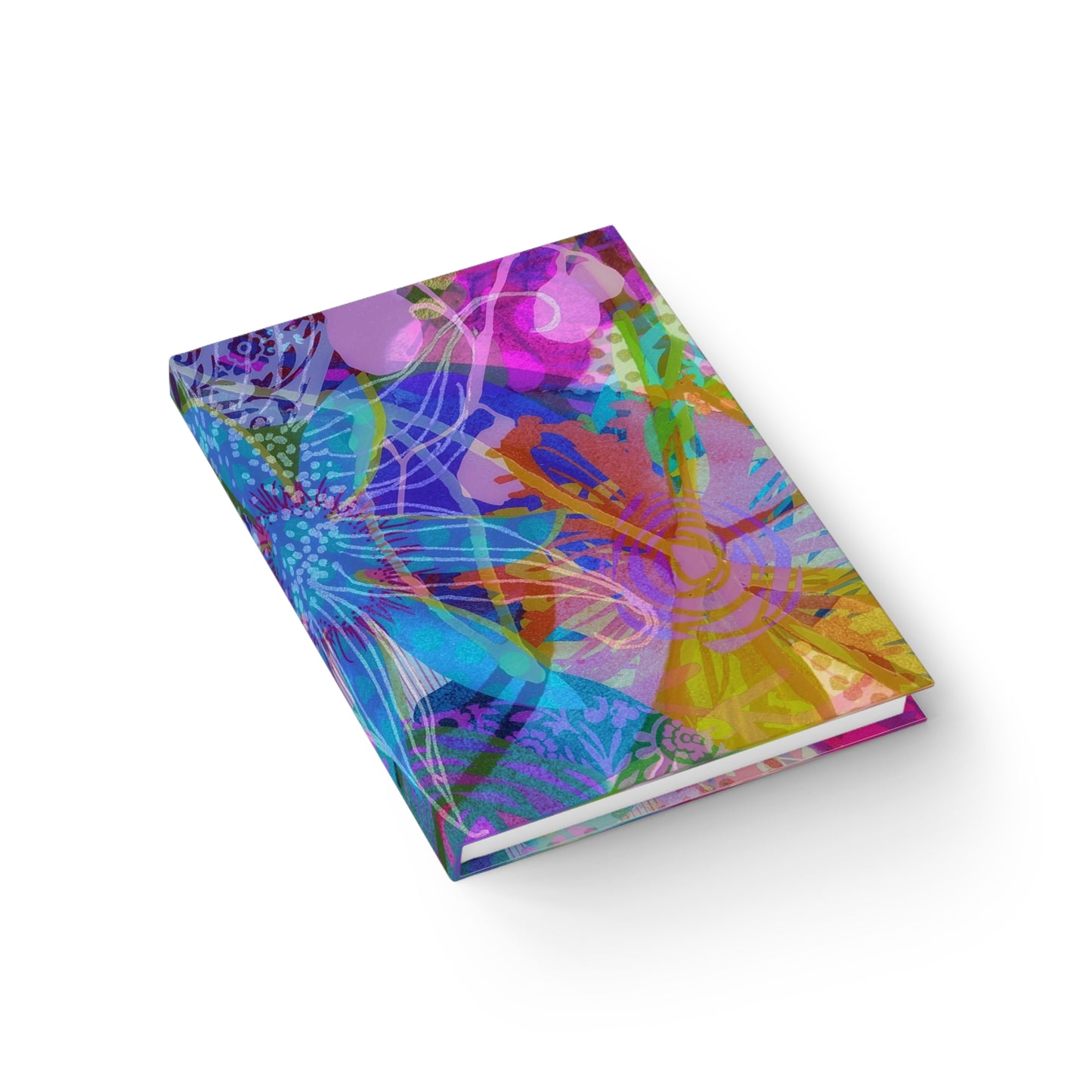 Garden Crush Journal ~ Rainbow Colors ~ Ruled Line