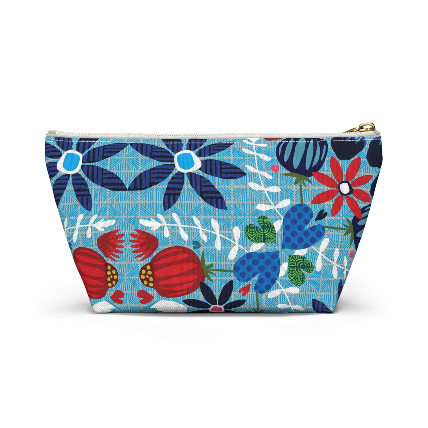 Blue Folk ~ Accessory Pouch w T-bottom