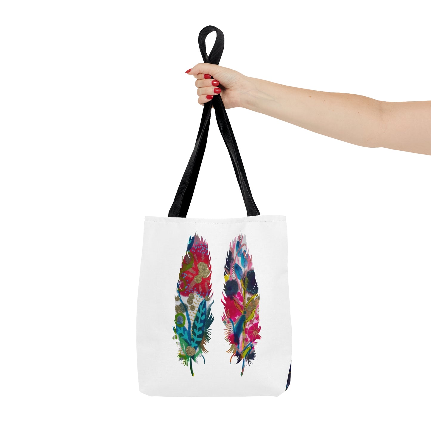 Feathers ~ May Flowers ~ Tote Bag