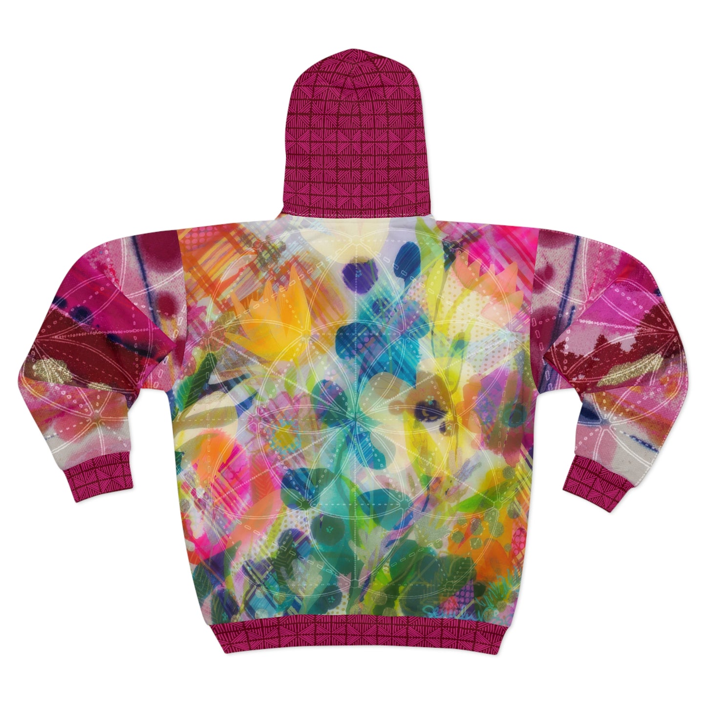 Seed Of Life Unisex Zip Hoodie - Bold Design