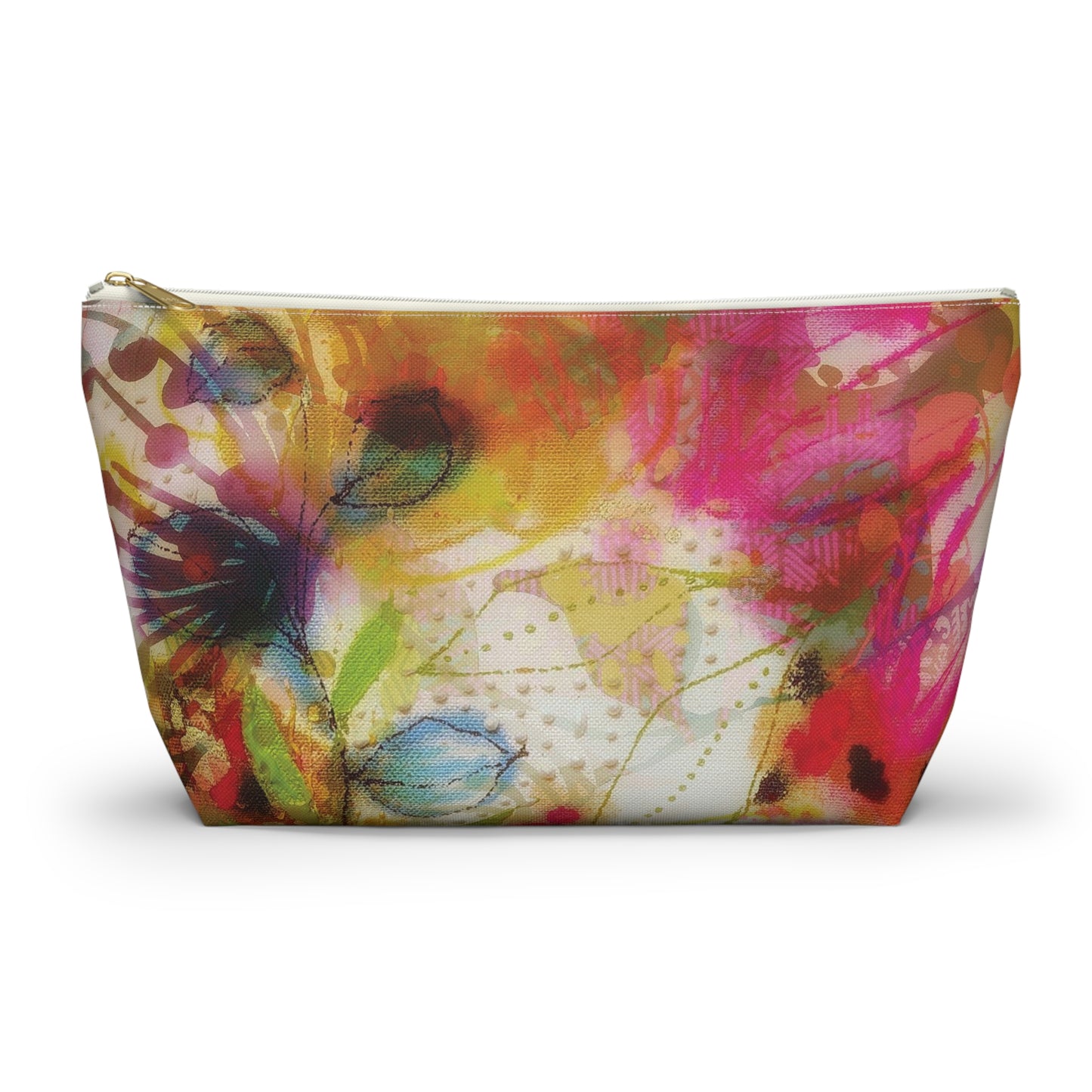Autumn Posy ~ Accessory Pouch w T-bottom
