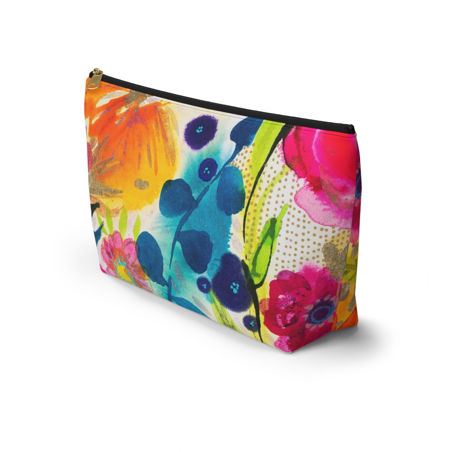 May Flowers No. 6 ~ Accessory Pouch w T-bottom
