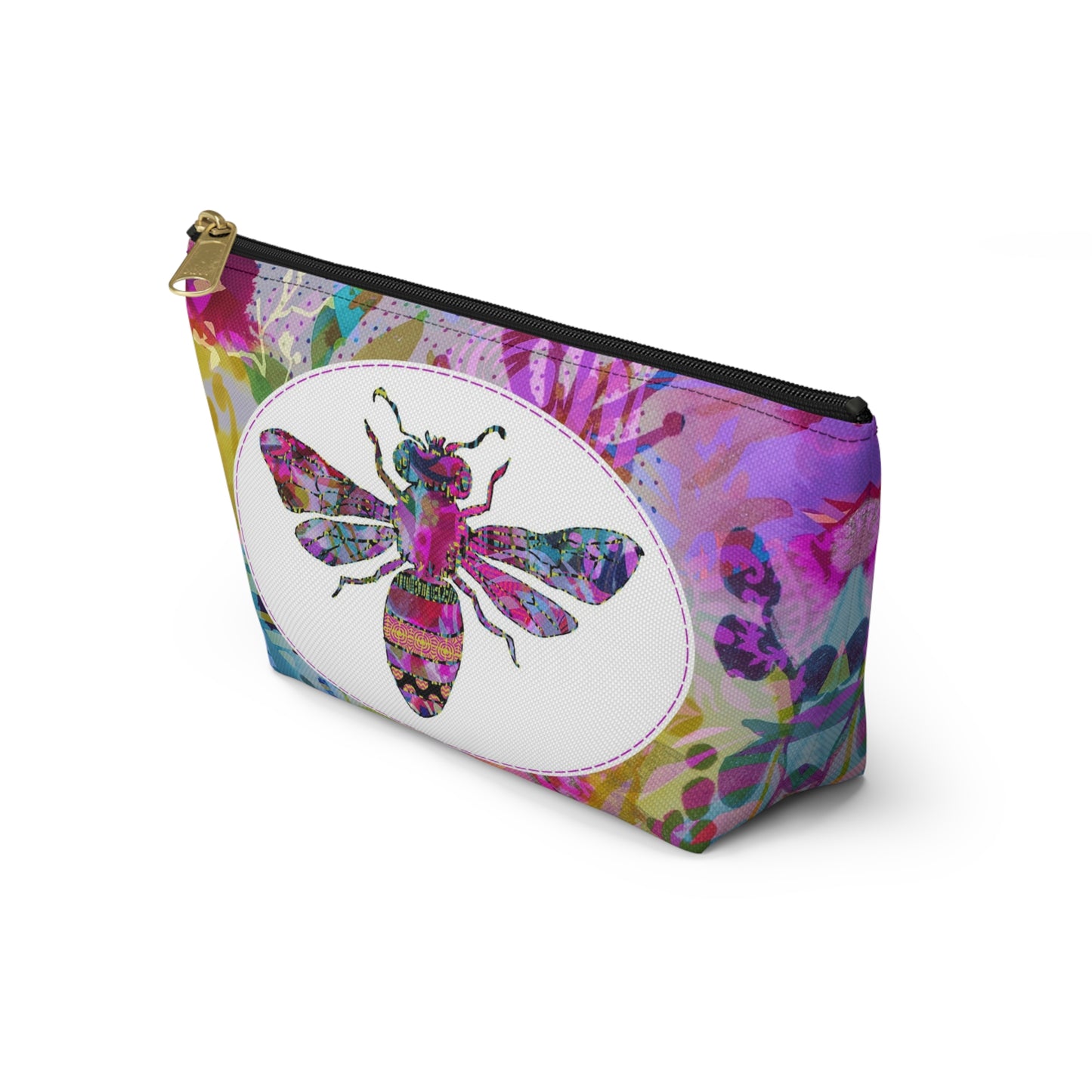 Bee You ~ Accessory Pouch w T-bottom