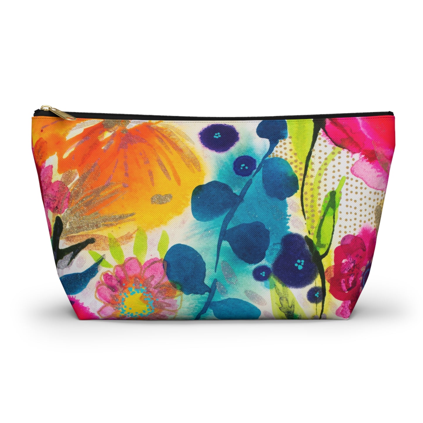 May Flowers No. 6 ~ Accessory Pouch w T-bottom