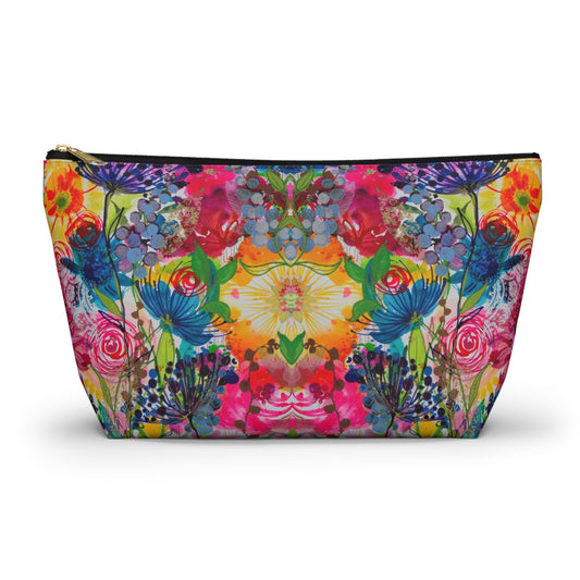My Dad's Garden ~ Accessory Pouch w T-bottom