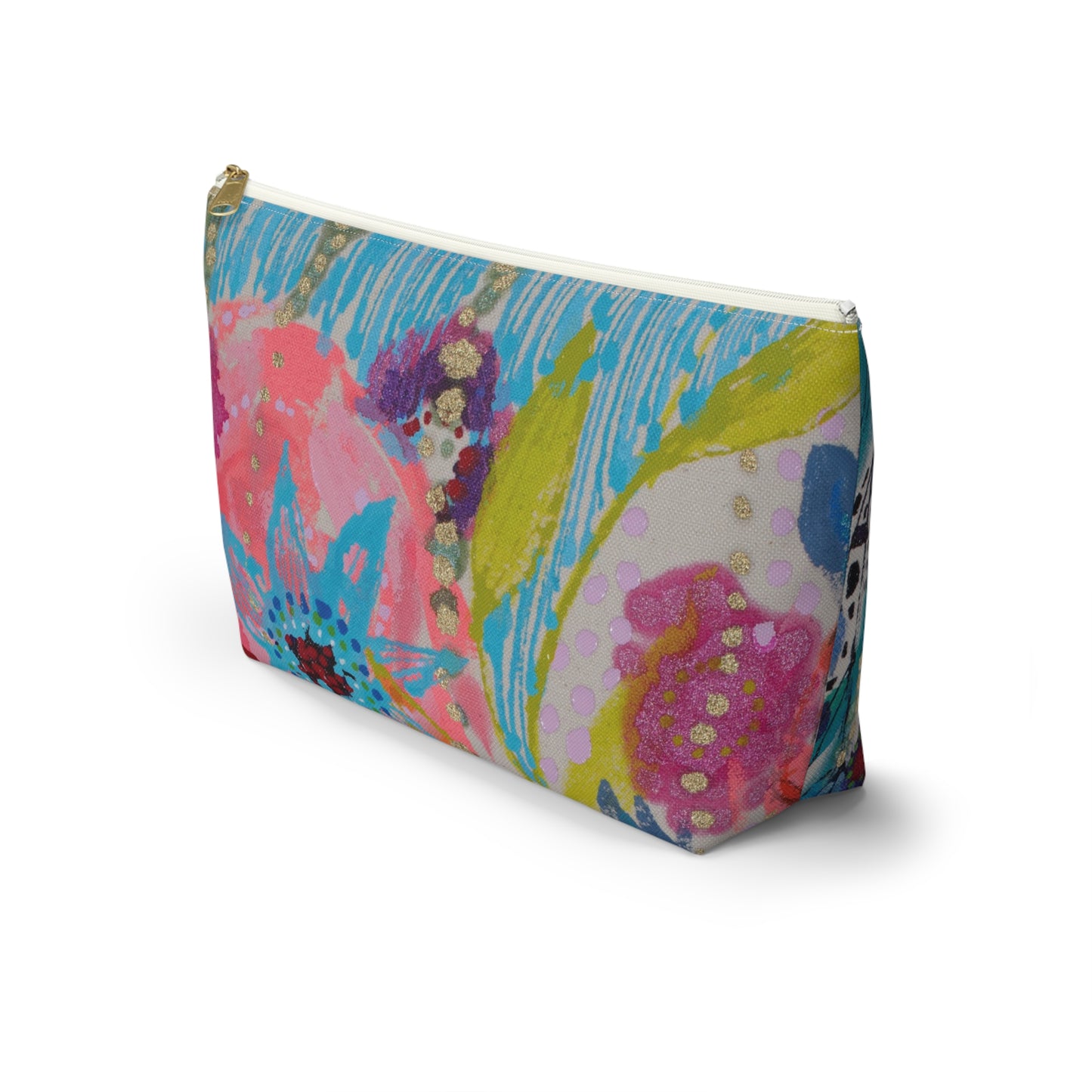 Wednesday's Flowers No. 1 ~ Accessory Pouch w T-bottom