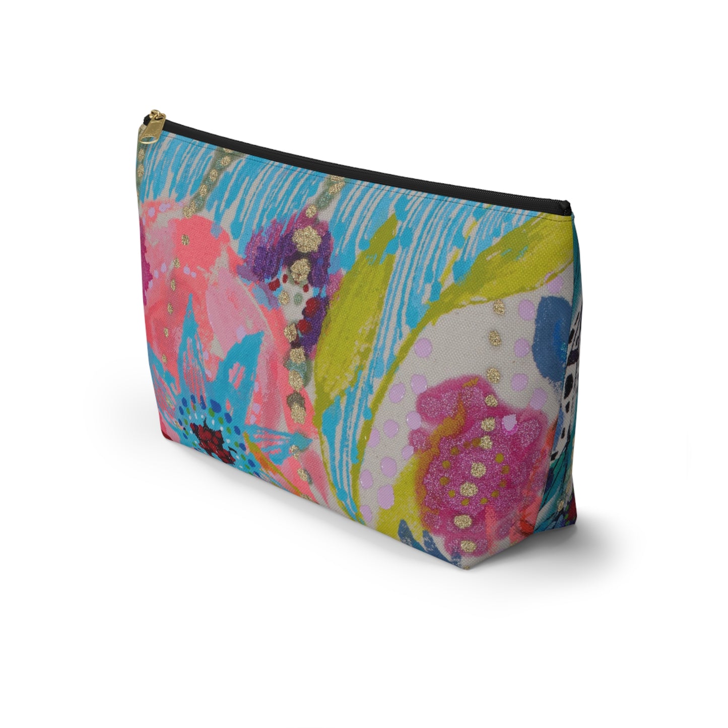 Wednesday's Flowers No. 1 ~ Accessory Pouch w T-bottom