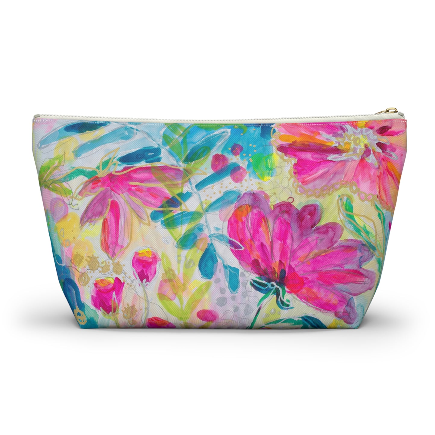 Garden Glow ~ Accessory Pouch w T-bottom