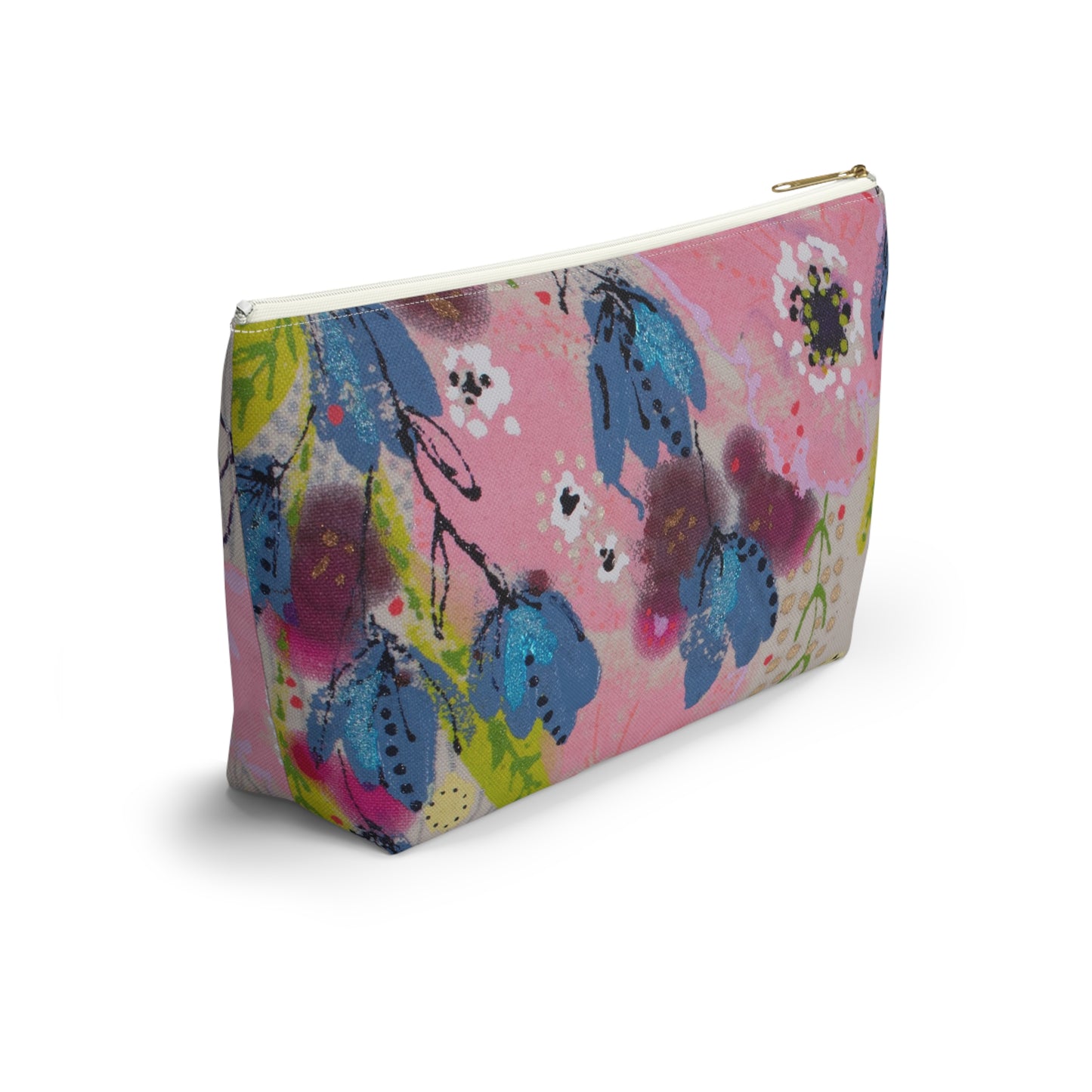Wednesday's Flower No. 2 ~ Accessory Pouch w T-bottom