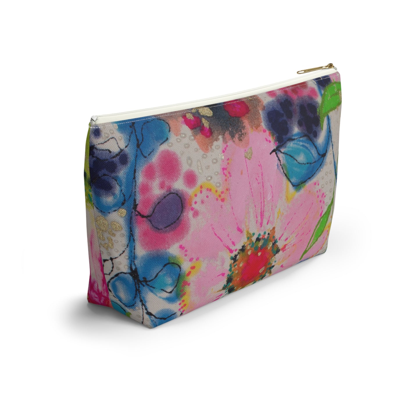 I Am Bold ~ Accessory Pouch w T-bottom