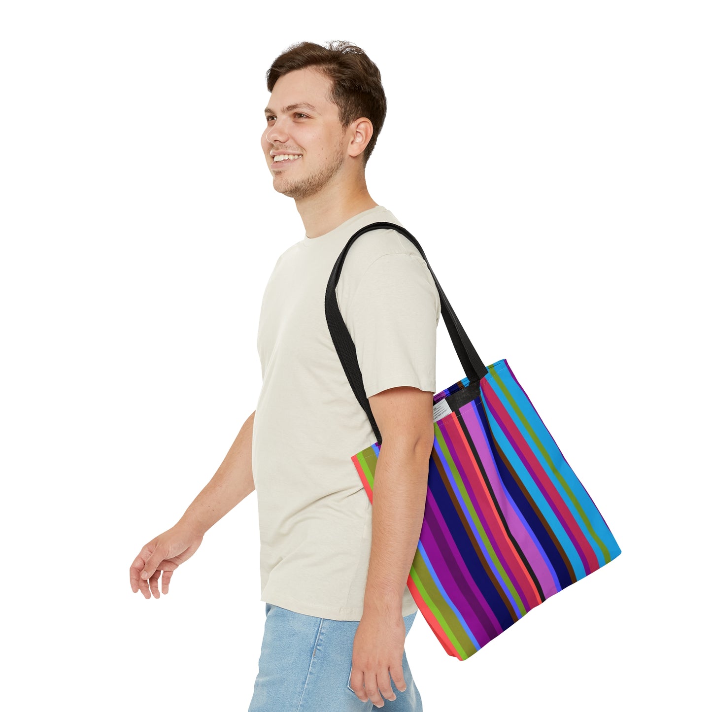 Funky Stripes Tote Bag