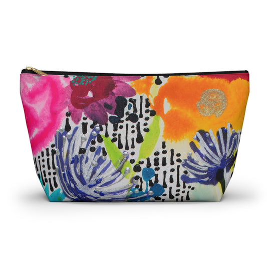 May Flowers Combo ~ Accessory Pouch w T-bottom