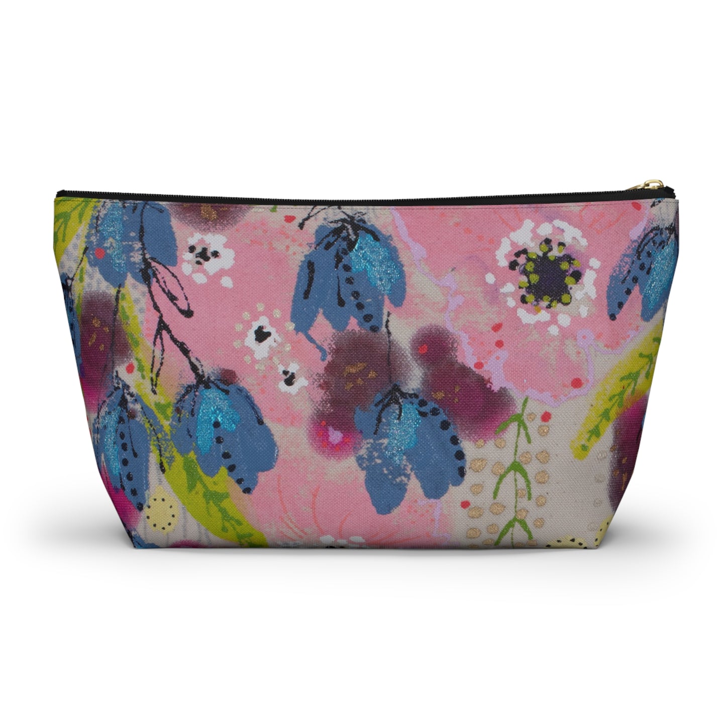 Wednesday's Flower No. 2 ~ Accessory Pouch w T-bottom