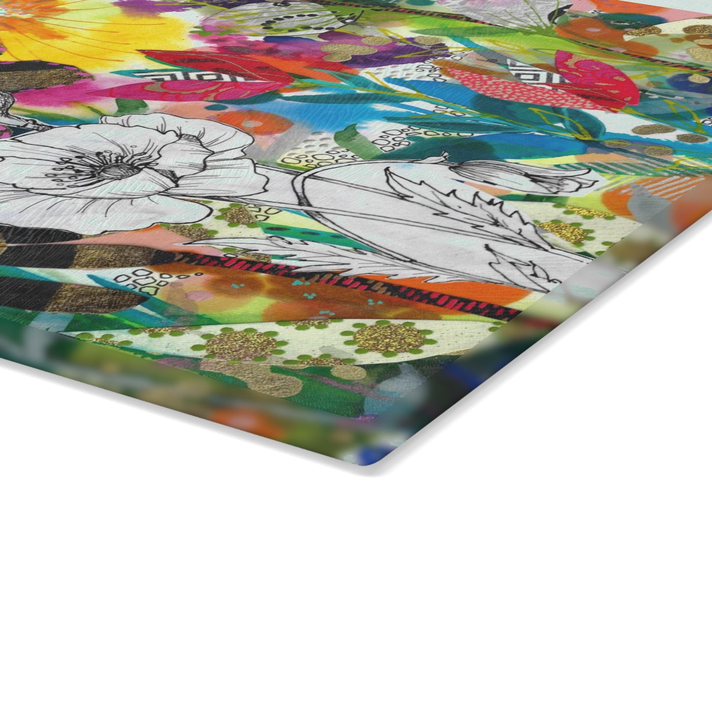 Follow My Lead ~ Glass Cutting Board