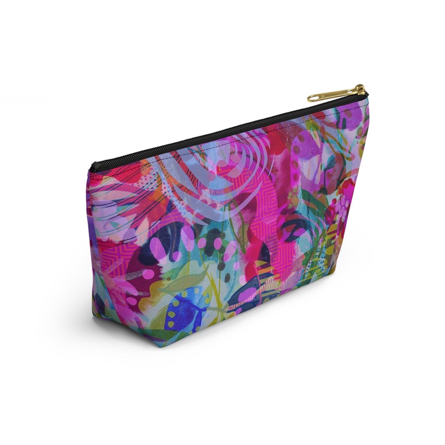 Wednesday Flower ~ Accessory Pouch w T-bottom