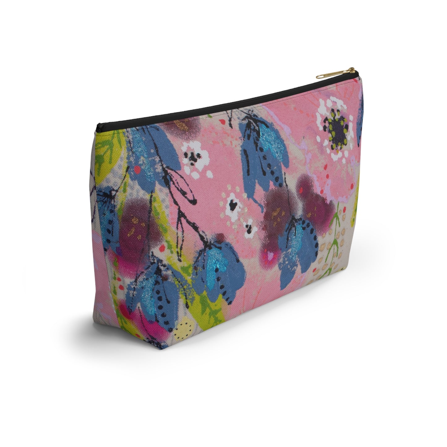 Wednesday's Flower No. 2 ~ Accessory Pouch w T-bottom