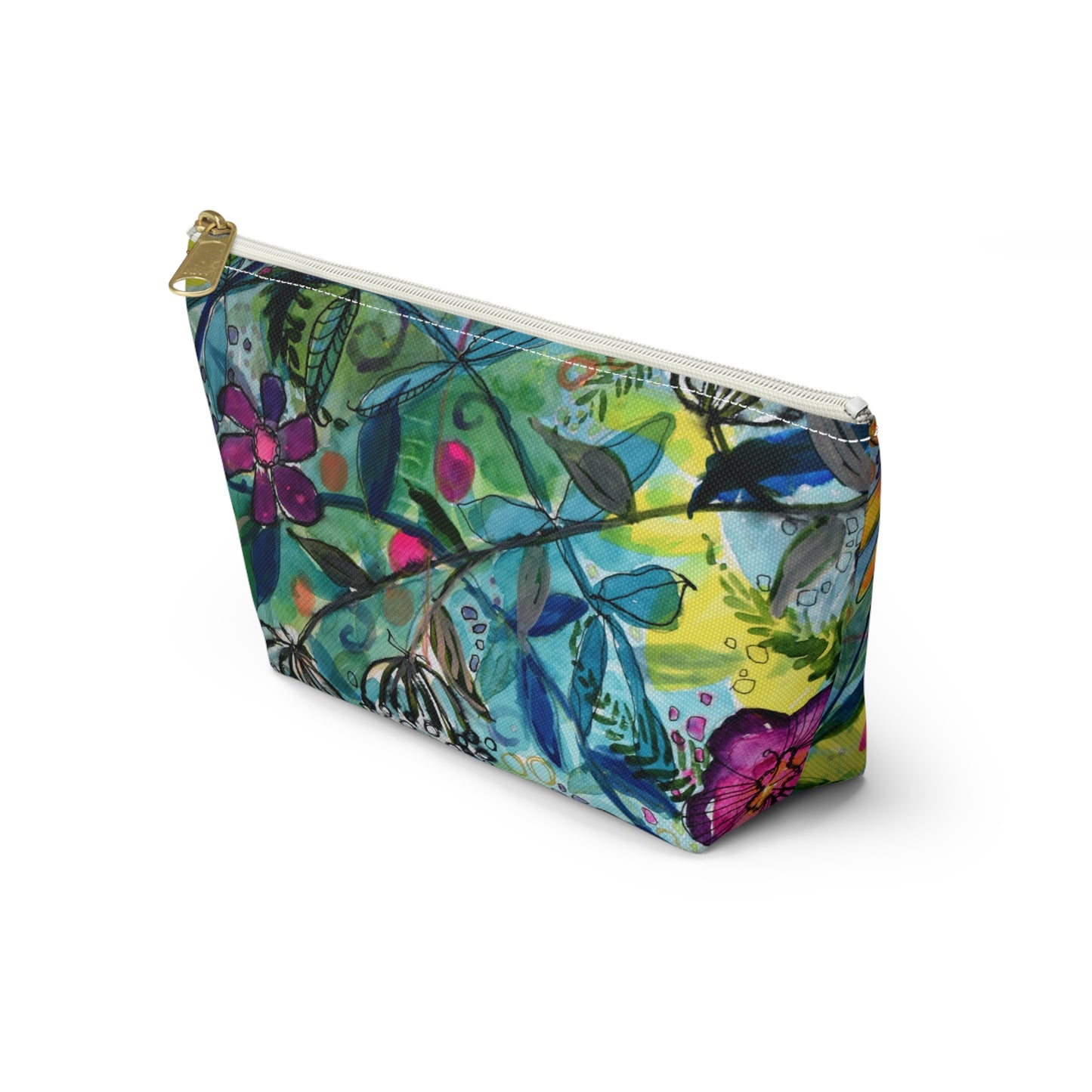 Into The Meadow ~ Accessory Pouch w T-bottom