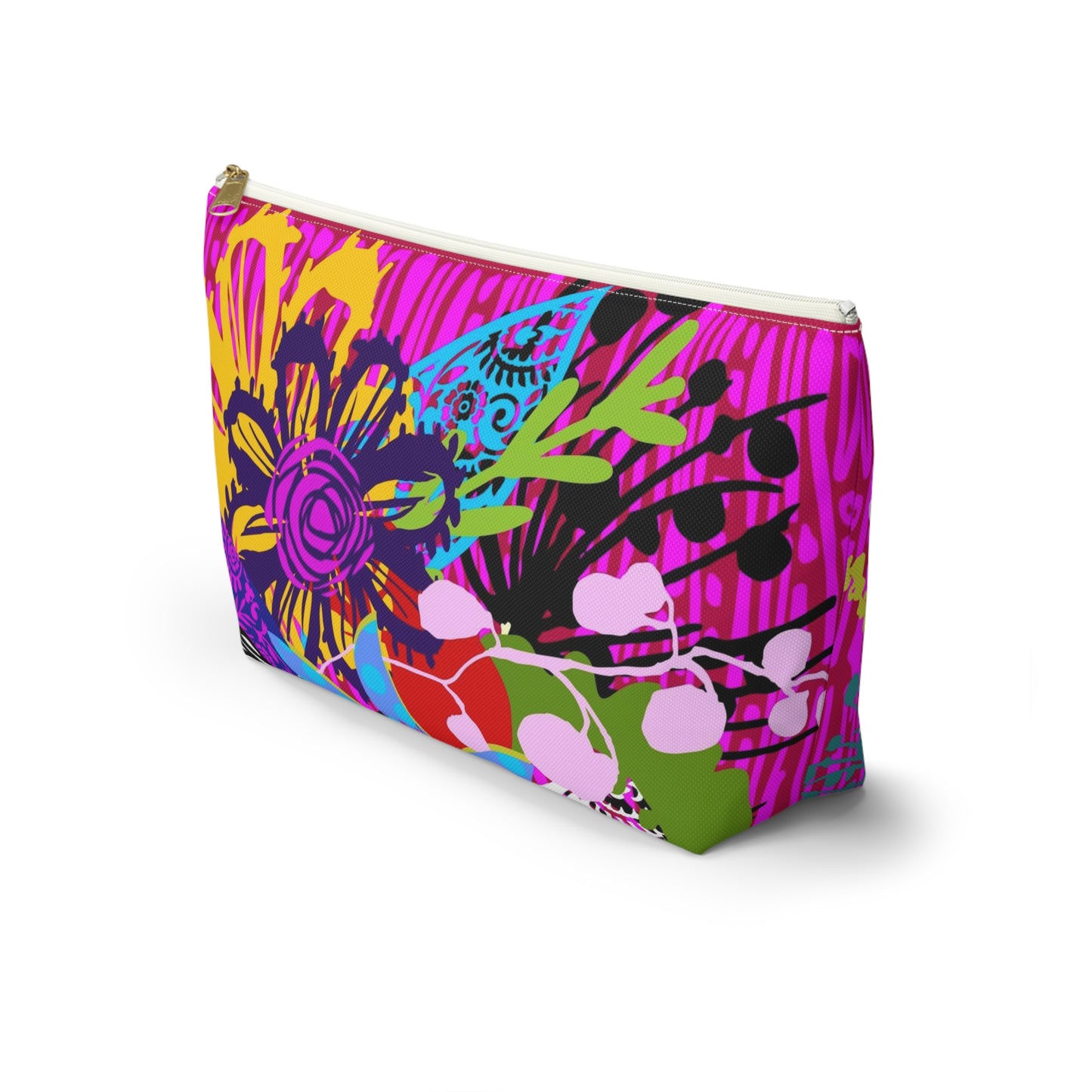 Wednesday Posey in Hot Pink ~ Accessory Pouch w T-bottom