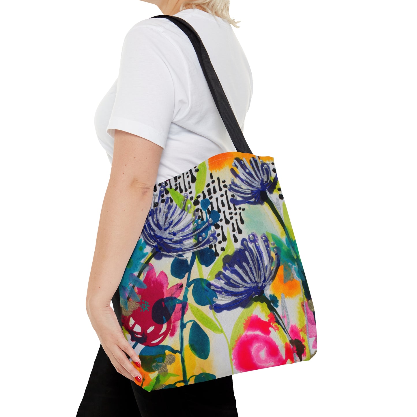 Four Bees & May Flowers ~ Tote Bag