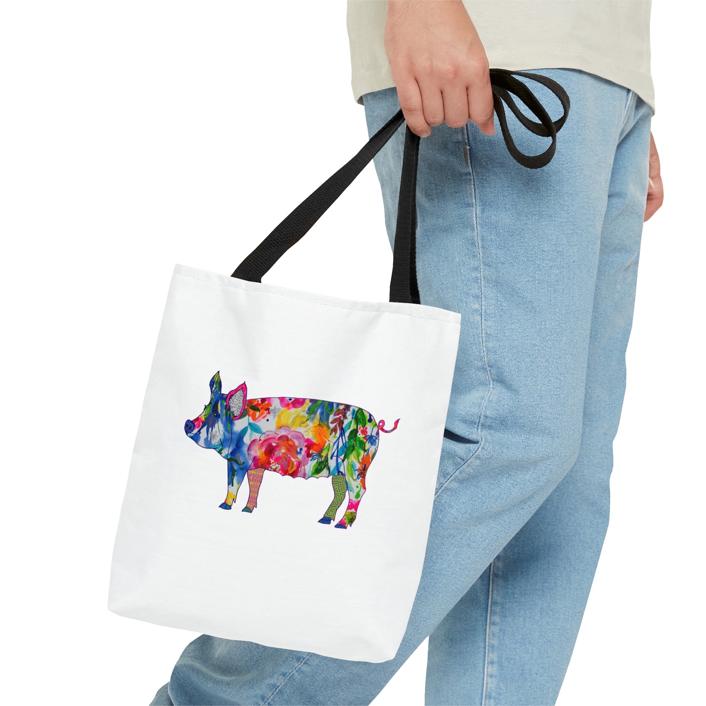 Pig ~ Jubilant ~ Tote Bag