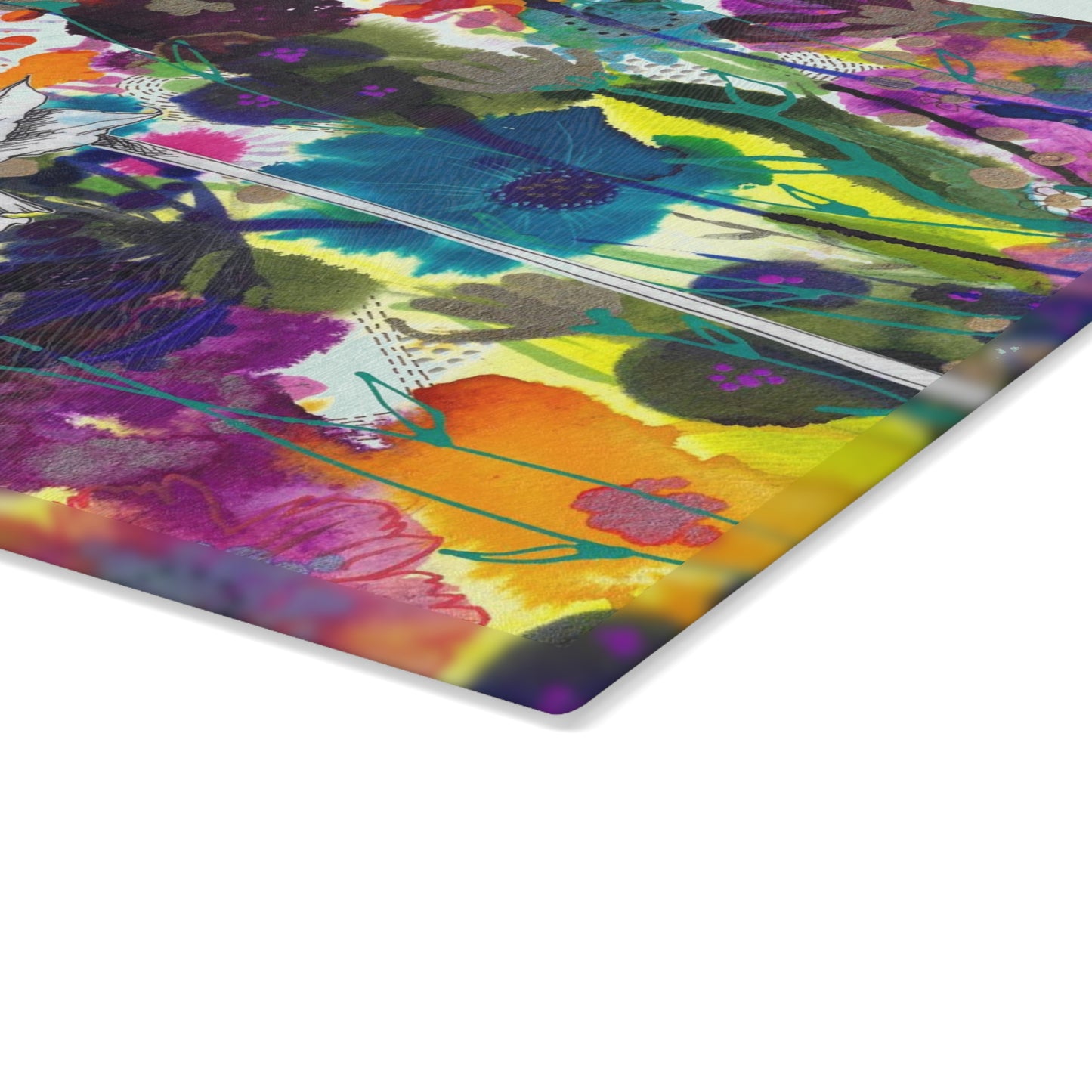 Striving ~ Glass Cutting Board