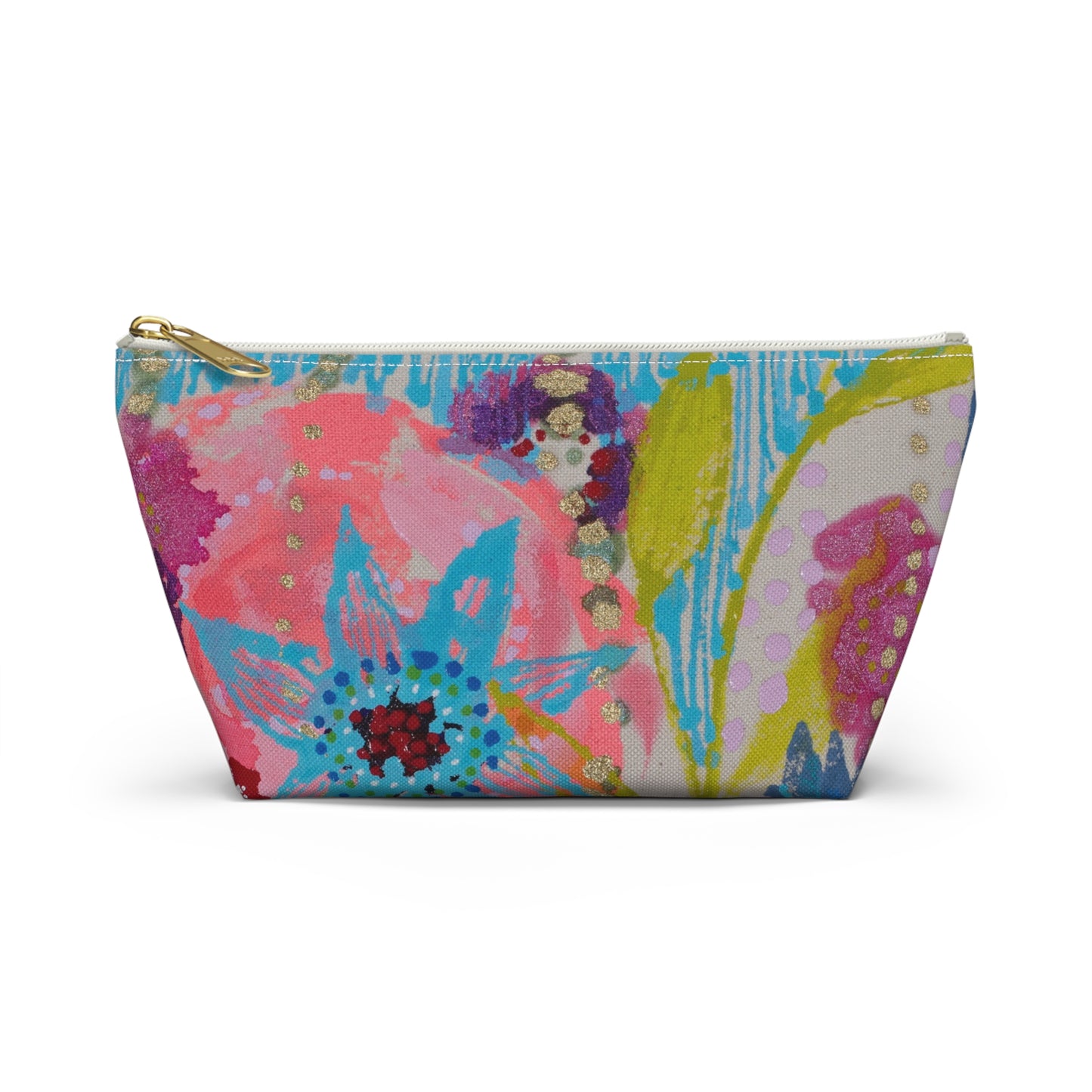 Wednesday's Flowers No. 1 ~ Accessory Pouch w T-bottom