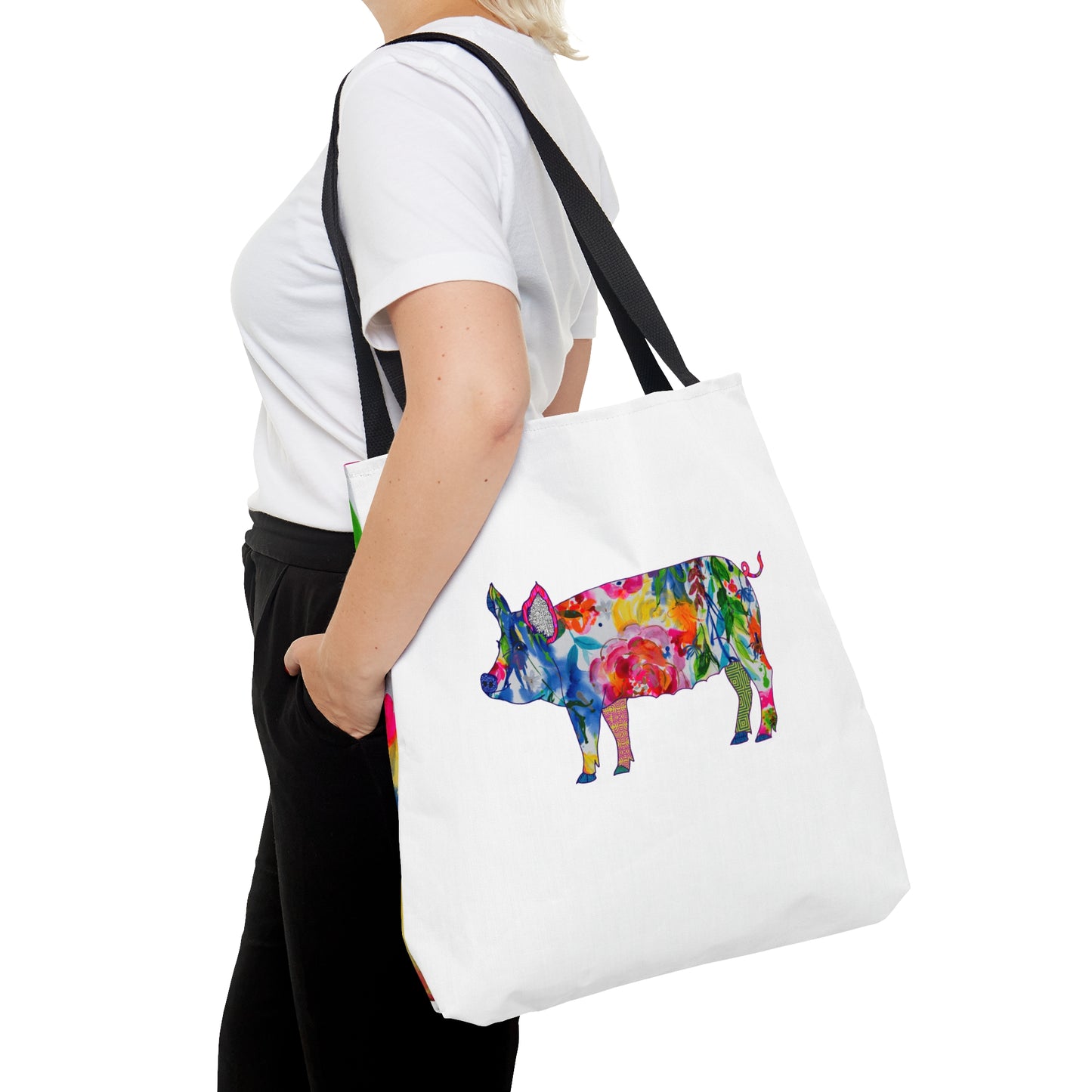 Pig ~ Jubilant ~ Tote Bag
