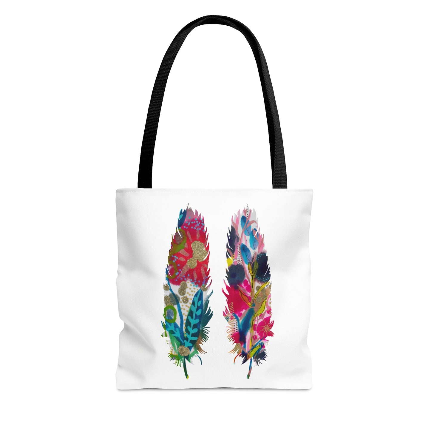 Feathers ~ May Flowers ~ Tote Bag