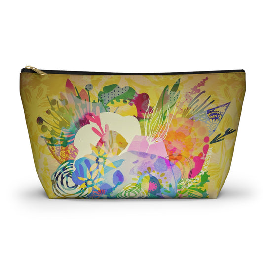 Wild Abandon ~ Antiqued ~ Accessory Pouch w T-bottom