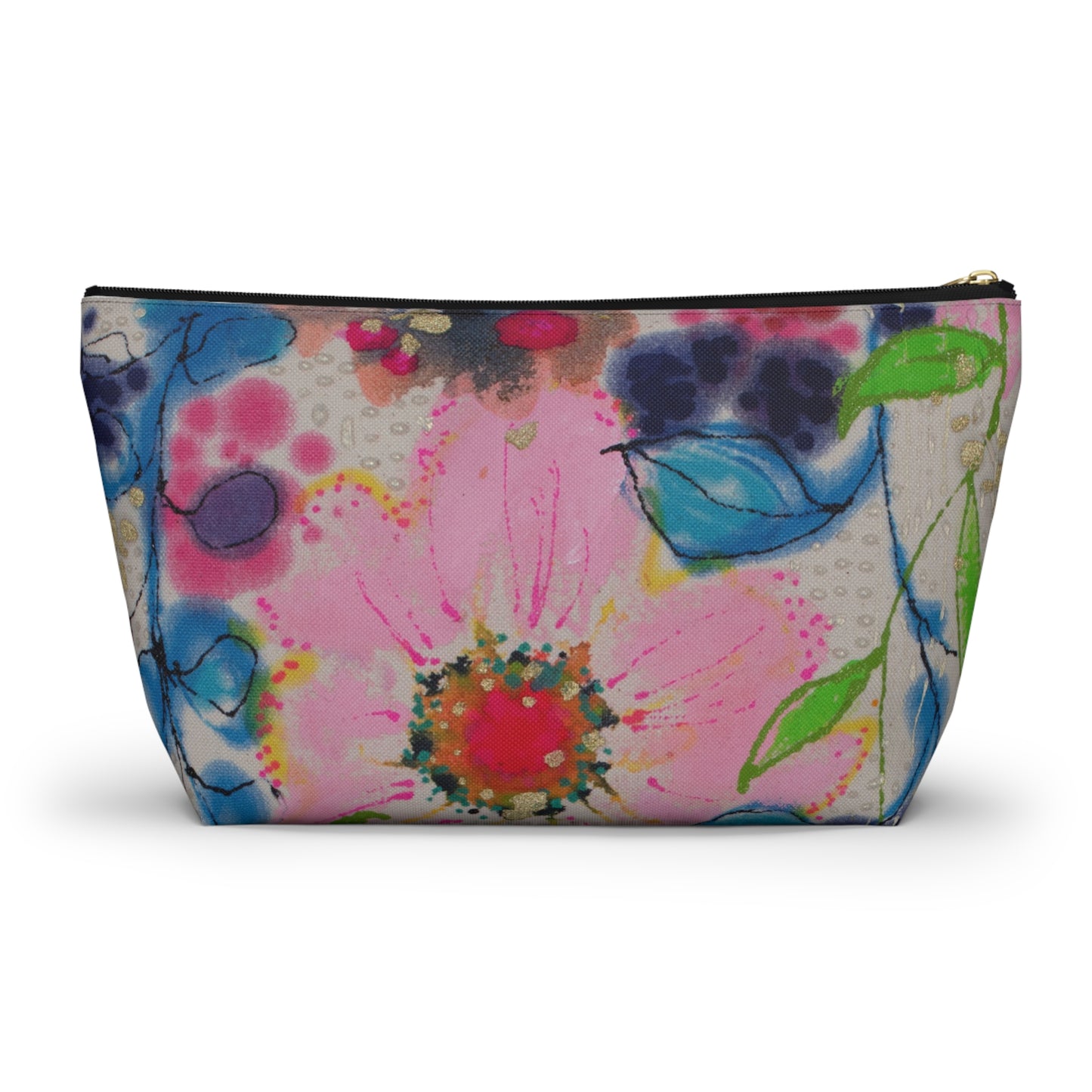 I Am Bold ~ Accessory Pouch w T-bottom