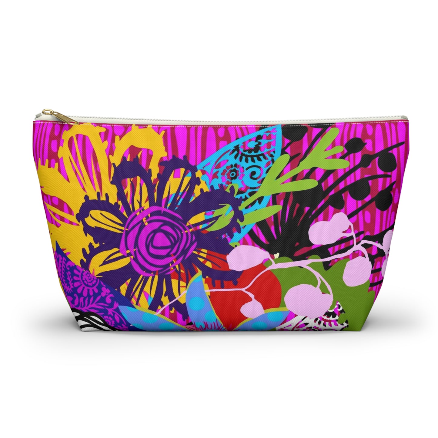 Wednesday Posey in Hot Pink ~ Accessory Pouch w T-bottom