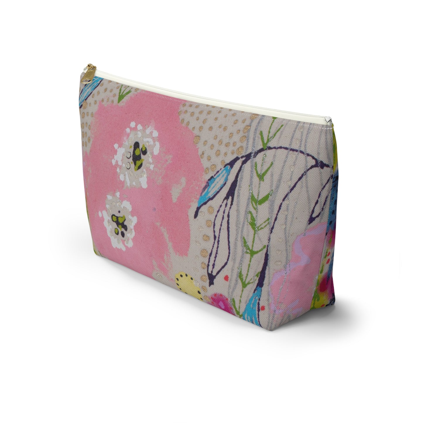 Wednesday's Flower No. 2 ~ Accessory Pouch w T-bottom