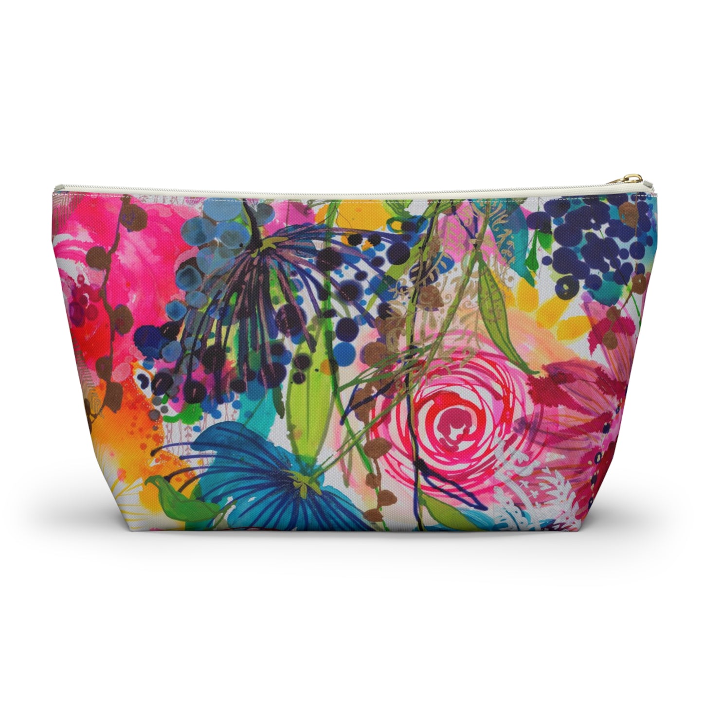 My Dad's Garden ~ Accessory Pouch w T-bottom