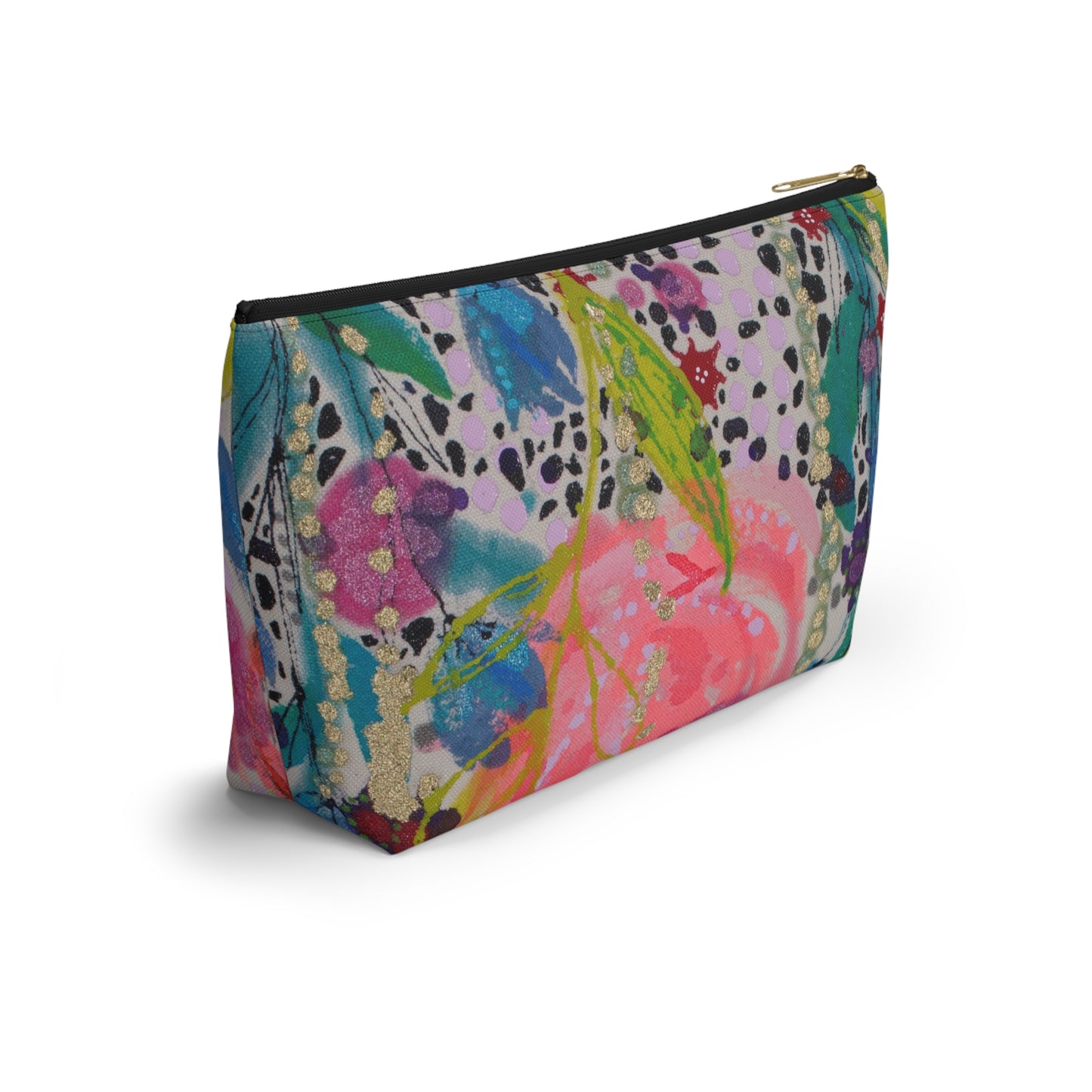 Wednesday's Flowers No. 1 ~ Accessory Pouch w T-bottom