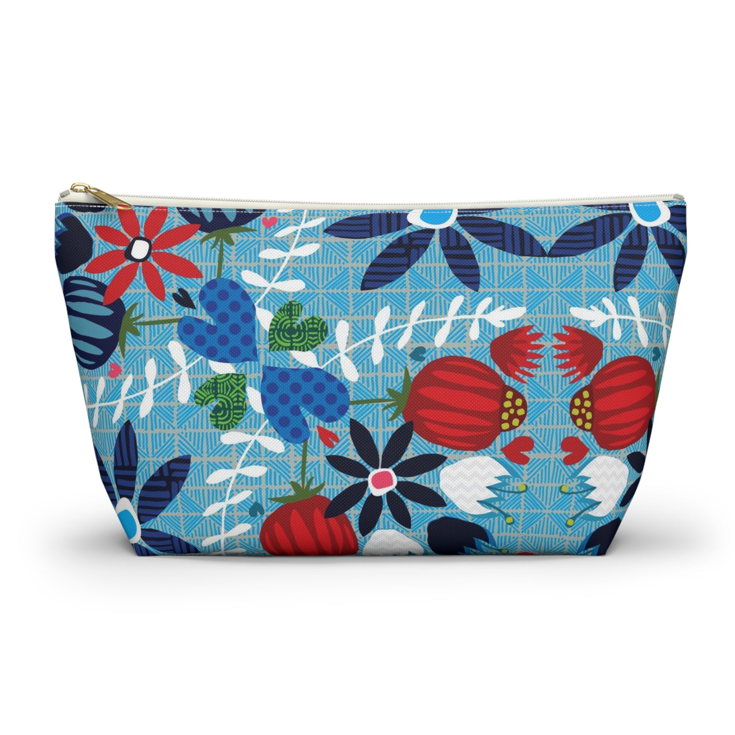 Blue Folk ~ Accessory Pouch w T-bottom