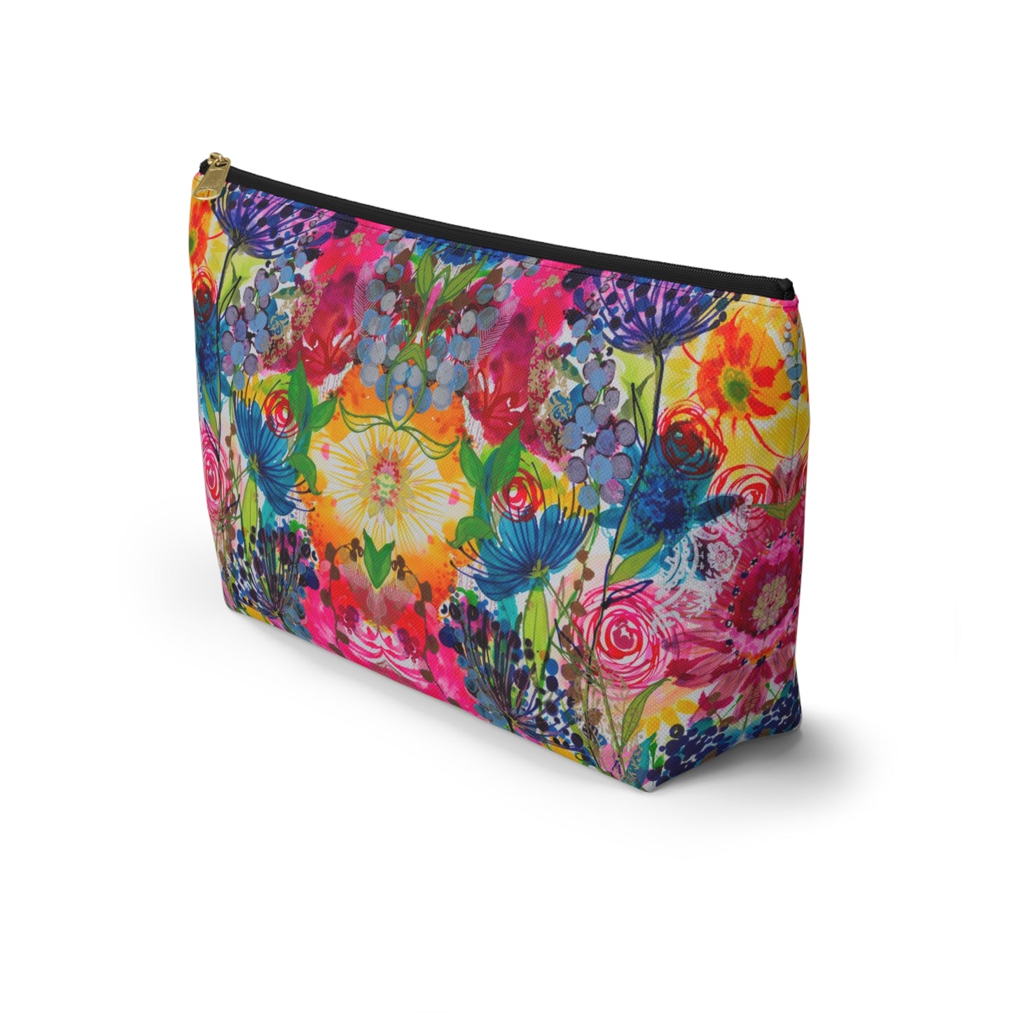 My Dad's Garden ~ Accessory Pouch w T-bottom