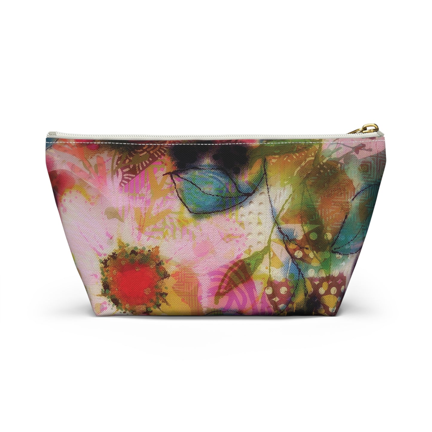 Autumn Posy ~ Accessory Pouch w T-bottom