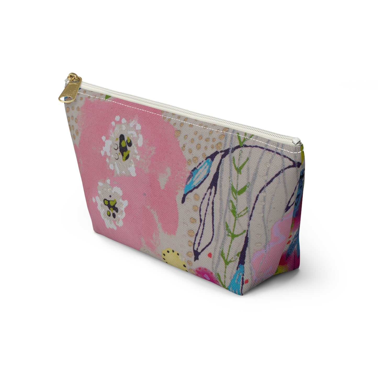 Wednesday's Flower No. 2 ~ Accessory Pouch w T-bottom