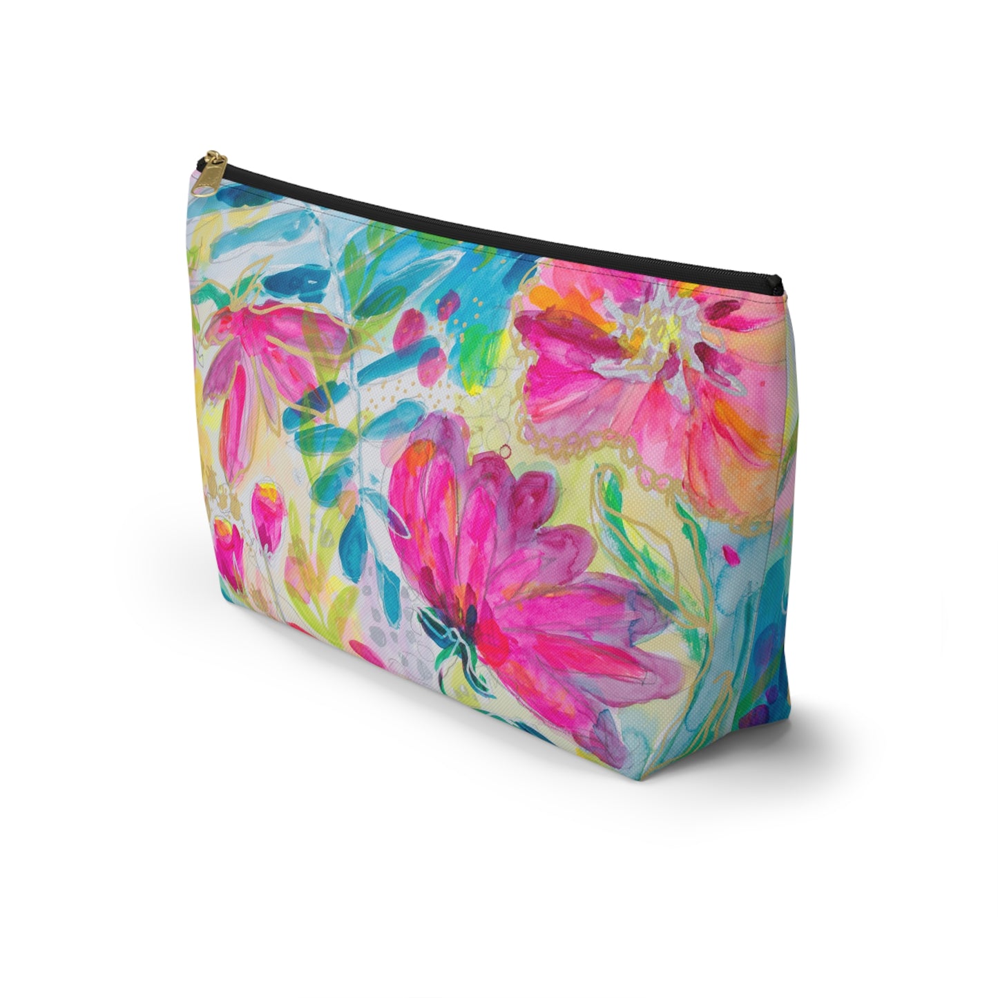 Garden Glow ~ Accessory Pouch w T-bottom