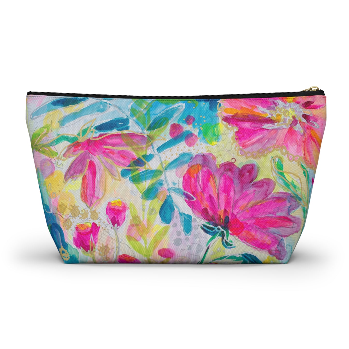 Garden Glow ~ Accessory Pouch w T-bottom