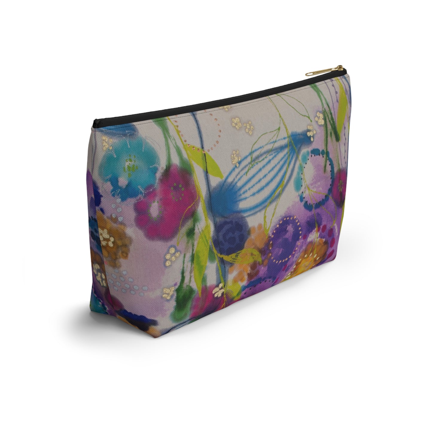 I know You Are Here Somewhere ~ Accessory Pouch w T-bottom