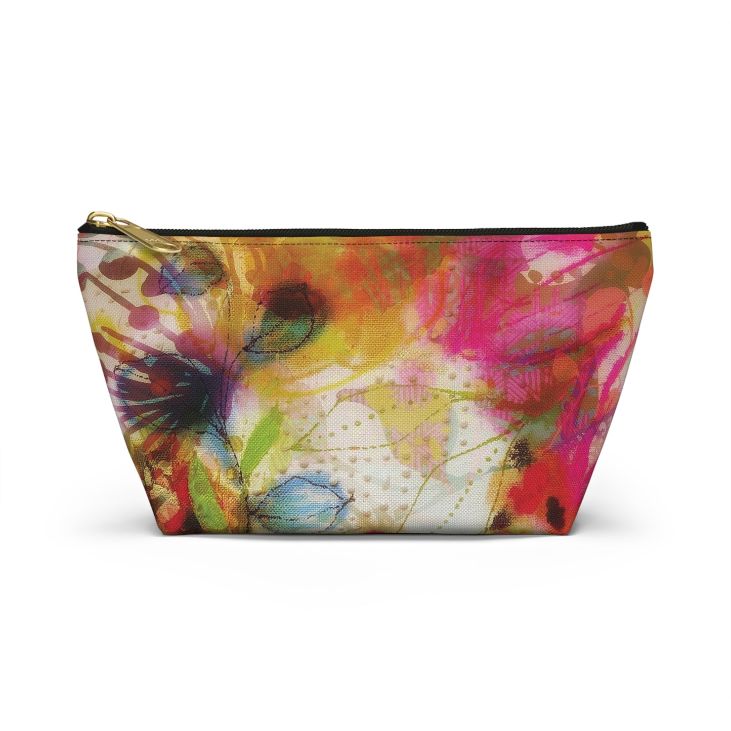 Autumn Posy ~ Accessory Pouch w T-bottom