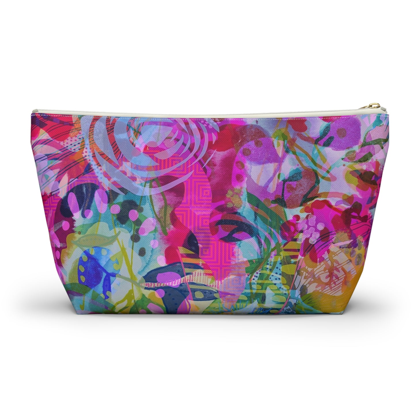 Wednesday Flower ~ Accessory Pouch w T-bottom